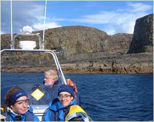 Steaming home from Canna